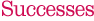 Web Database Success